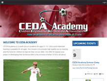 Tablet Screenshot of cedaacademy.com